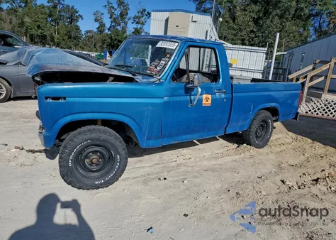 1981 Ford F100 from USA, damaged, VIN 1FTCF10EXBNB08628
